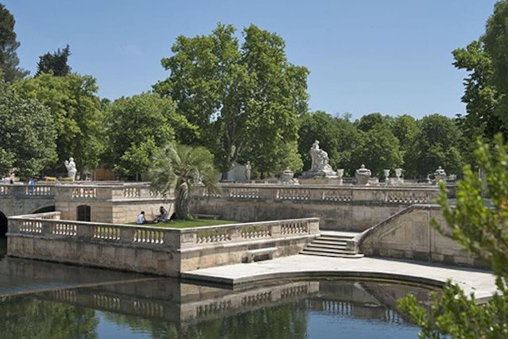 ニームFabienne Cote Jardins De La Fontaineアパートメント エクステリア 写真